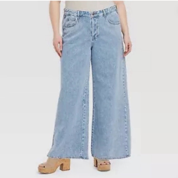 Universal Thread Denim - Universal Thread Sky Blue Flare Jeans